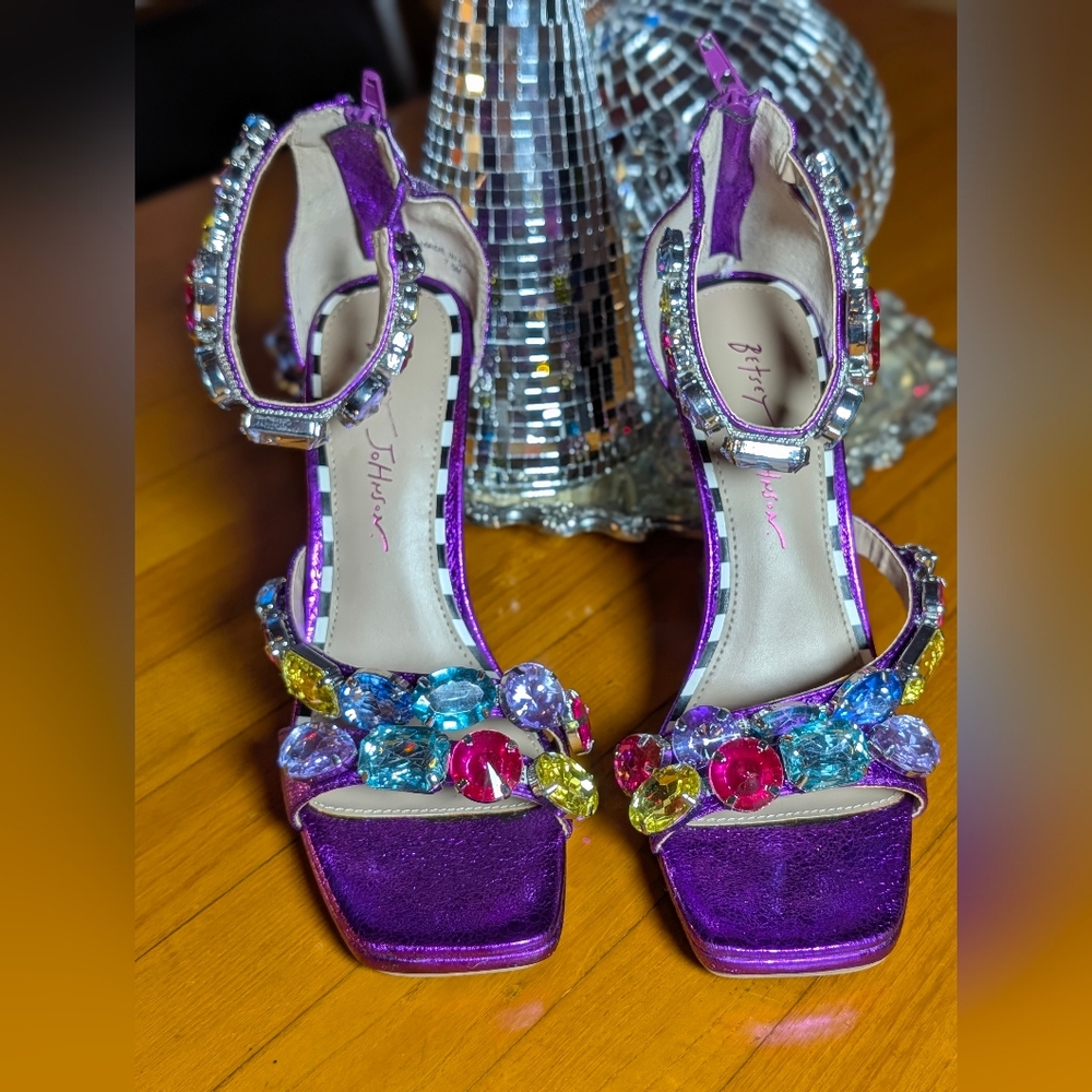 Betsey Johnson Lillie Heeled Sandal